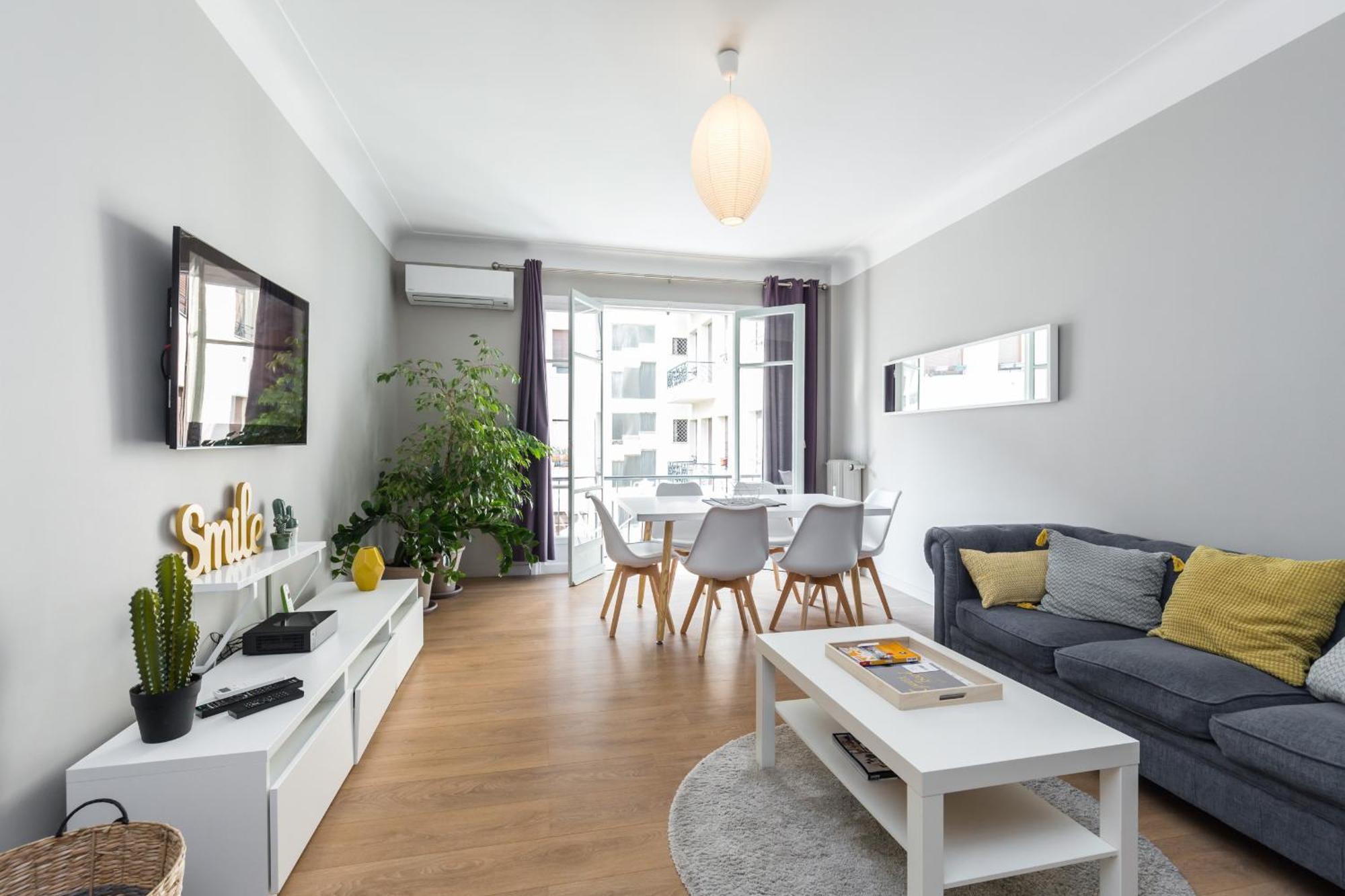 Ultra Central Large 2 Bdr Near Massena Square Niza Exterior foto